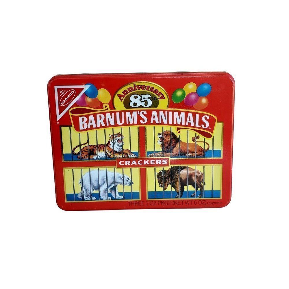 1987 Nabisco 85th Anniversary Barnum's Animal Crackers Tin Box - Picture 11 of 11